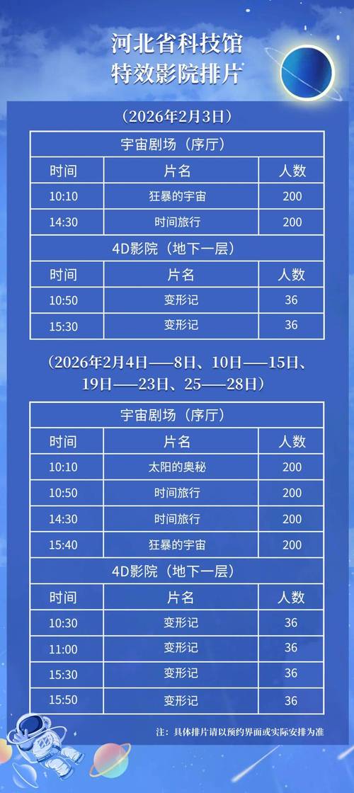 《影院排片时间表今日更新|最新电影场次查询|附近影院排片推荐》